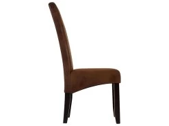 Lot De 6 Chaises SANTOS - Microfibre Aspect Cuir Vieilli - Pieds Bois Foncé 12 Lot De 6 Chaises SANTOS - Microfibre Aspect Cuir Vieilli - Pieds Bois Foncé -Magasin de meubles de restaurant chaise 274129