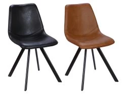 Lot De 6 Chaises LUBINE - Simili - Caramel 21 Lot De 6 Chaises LUBINE - Simili - Caramel -Magasin de meubles de restaurant chaise 284267