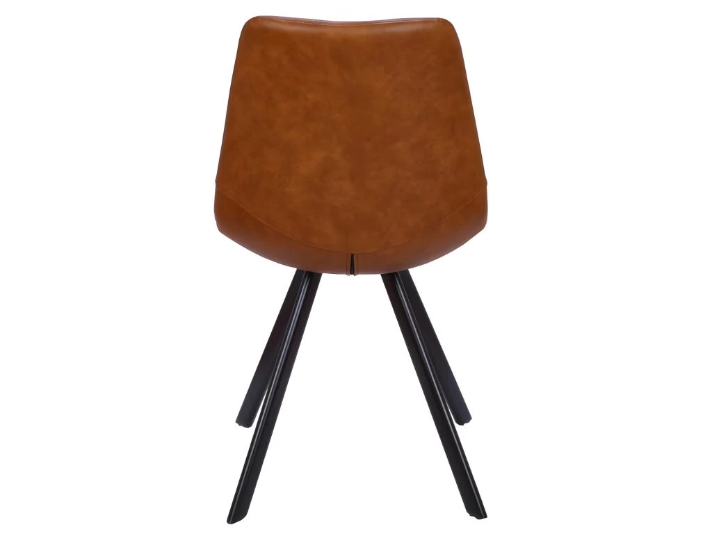 Lot De 6 Chaises LUBINE - Simili - Caramel 10 Lot De 6 Chaises LUBINE - Simili - Caramel – Image 8