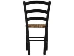 Lot De 6 Chaises PAYSANNE - Hêtre Massif Teinté Noir, Paille De Riz 13 Lot De 6 Chaises PAYSANNE - Hêtre Massif Teinté Noir, Paille De Riz -Magasin de meubles de restaurant chaise 285051