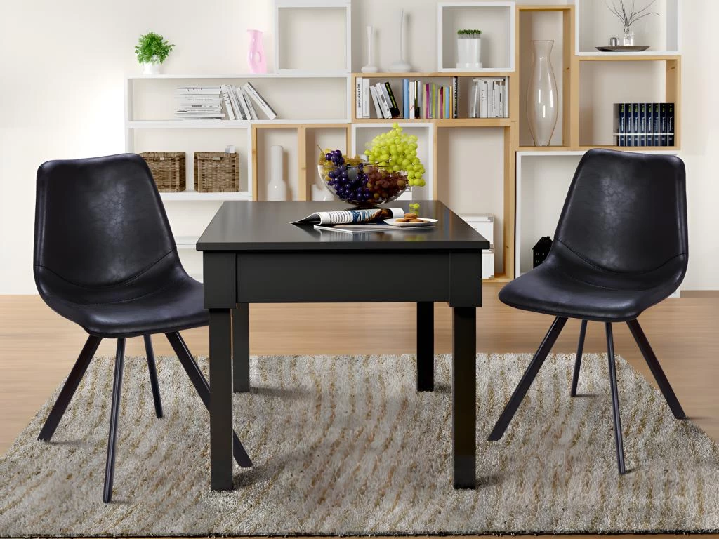 Lot De 6 Chaises LUBINE - Simili - Caramel 13 Lot De 6 Chaises LUBINE - Simili - Caramel – Image 11