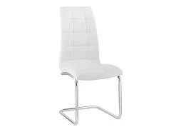 Lot De 6 Chaises NADYA - Simili - Blanc -Magasin de meubles de restaurant chaise 327841