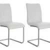 Lot De 2 Chaises WESTON - Simili - Blanc -Magasin de meubles de restaurant chaise 329975