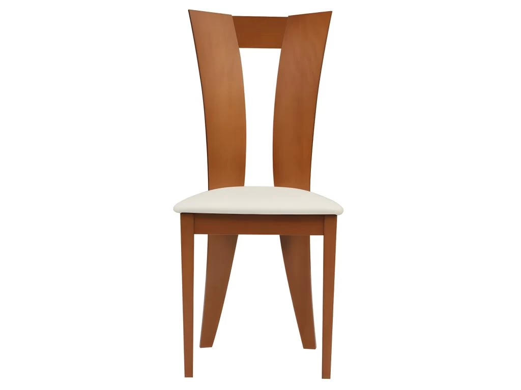 Lot De 6 Chaises TIFFANY - Hêtre Massif - Coloris : Chêne Et Blanc 4 Lot De 6 Chaises TIFFANY - Hêtre Massif - Coloris : Chêne Et Blanc – Image 2