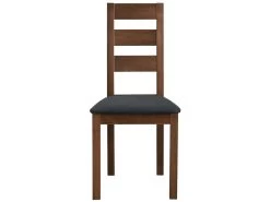 Lot De 6 Chaises ALCINO - Hêtre Et Tissu - Coloris : Noyer Et Anthracite 11 Lot De 6 Chaises ALCINO - Hêtre Et Tissu - Coloris : Noyer Et Anthracite -Magasin de meubles de restaurant chaise 388275