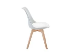 Lot De 6 Chaises JODY - Polypropylène Et Hêtre - Gris Clair 13 Lot De 6 Chaises JODY - Polypropylène Et Hêtre - Gris Clair -Magasin de meubles de restaurant chaise 397283