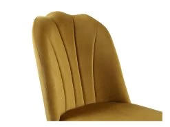 Lot De 2 Chaises ROSARIO - Effet Velours Et Métal Noir - Jaune 17 Lot De 2 Chaises ROSARIO - Effet Velours Et Métal Noir - Jaune -Magasin de meubles de restaurant chaise 397651