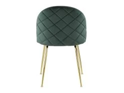 Lot De 2 Chaises - Velours Et Métal Doré - Vert - MELBOURNE 18 Lot De 2 Chaises - Velours Et Métal Doré - Vert - MELBOURNE -Magasin de meubles de restaurant chaise 404453