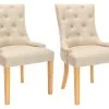 Lot De 2 Chaises JOLIA - Tissu Et Pieds Bois - Beige 1 Lot De 2 Chaises JOLIA - Tissu Et Pieds Bois - Beige -Magasin de meubles de restaurant chaise 427095