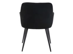 Lot De 2 Chaises - Avec Accoudoirs - Tissu Et Métal - Noir - HEKA 18 Lot De 2 Chaises - Avec Accoudoirs - Tissu Et Métal - Noir - HEKA -Magasin de meubles de restaurant chaise 431257