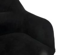 Lot De 2 Chaises - Avec Accoudoirs - Tissu Et Métal - Noir - HEKA 19 Lot De 2 Chaises - Avec Accoudoirs - Tissu Et Métal - Noir - HEKA -Magasin de meubles de restaurant chaise 431267