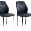 Lot De 2 Chaises KIERA - Simili Et Métal - Noir 1 Lot De 2 Chaises KIERA - Simili Et Métal - Noir -Magasin de meubles de restaurant chaise 448889