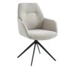 Chaise Avec Accoudoirs DIMIA - Tissu Et Métal - Crème 2 Chaise Avec Accoudoirs DIMIA - Tissu Et Métal - Crème -Magasin de meubles de restaurant chaise 479035