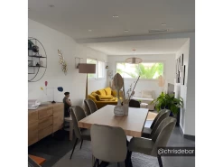 Lot De 6 Chaises ROSARIO - Effet Velours Et Métal Noir - Taupe -Magasin de meubles de restaurant chaise 500681