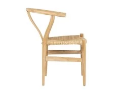 Lot De 6 Chaises En Teck Et Paille - Coloris : Naturel - POGIANA -Magasin de meubles de restaurant chaise 5565941