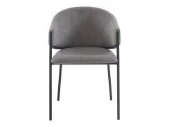 Lot De 2 Chaises Avec Accoudoirs En Tissu Et Métal - Gris - ORDIDA De Pascal MORABITO 10 Lot De 2 Chaises Avec Accoudoirs En Tissu Et Métal - Gris - ORDIDA De Pascal MORABITO -Magasin de meubles de restaurant chaise 6945229