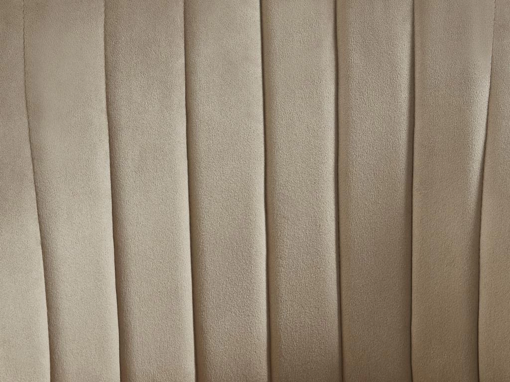 Lot De 6 Chaises Avec Accoudoirs En Velours Et Métal - Beige - IZIALI De Pascal MORABITO 10 Lot De 6 Chaises Avec Accoudoirs En Velours Et Métal - Beige - IZIALI De Pascal MORABITO – Image 8