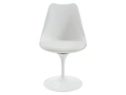 Chaise En Polypropylène, Tissu Et Métal - Blanc - XAFY 9 Chaise En Polypropylène, Tissu Et Métal - Blanc - XAFY -Magasin de meubles de restaurant chaise 8079497
