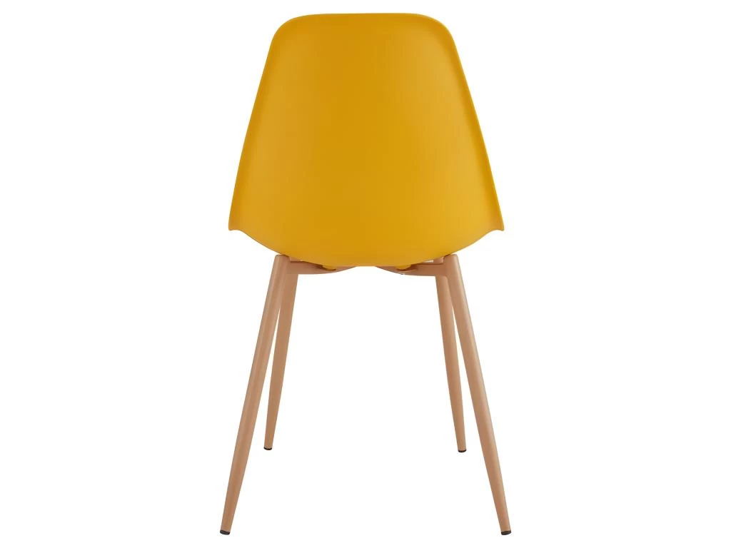 ESTER - Chaise Scandinave Curry Pieds Métal Bois (X2) 5 ESTER - Chaise Scandinave Curry Pieds Métal Bois (X2) – Image 3