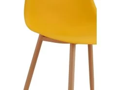 ESTER - Chaise Scandinave Curry Pieds Métal Bois (X2) 10 ESTER - Chaise Scandinave Curry Pieds Métal Bois (X2) -Magasin de meubles de restaurant chaise 8935753