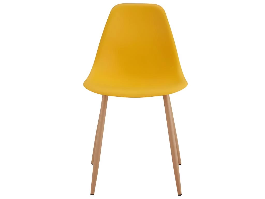 ESTER - Chaise Scandinave Curry Pieds Métal Bois (X2) 7 ESTER - Chaise Scandinave Curry Pieds Métal Bois (X2) – Image 5