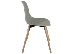 KAYELLES Lot De 4 Chaises Scandinaves De Cuisine Pieds Bois OVA (Gris) 9 KAYELLES Lot De 4 Chaises Scandinaves De Cuisine Pieds Bois OVA (Gris) -Magasin de meubles de restaurant chaise 8936019