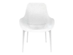 MONICA - Lot De 4 Fauteuils Coque Plastique Blanche 9 MONICA - Lot De 4 Fauteuils Coque Plastique Blanche -Magasin de meubles de restaurant chaise 8936059