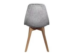 STYGN - Lot De 6 Chaises Avec Maille Grise -Magasin de meubles de restaurant chaise 8936689