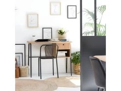 Chaise Perforée En Métal Noir Julien (lot De 2) 10 Chaise Perforée En Métal Noir Julien (lot De 2) -Magasin de meubles de restaurant chaise 8936999