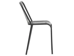 Chaise Perforée En Métal Noir Julien (lot De 2) 11 Chaise Perforée En Métal Noir Julien (lot De 2) -Magasin de meubles de restaurant chaise 8937001