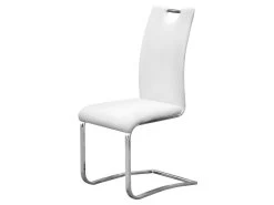 Chaises X2 Design SOFI Coloris Blanc Pour Votre Salle à Manger - Lot De 2