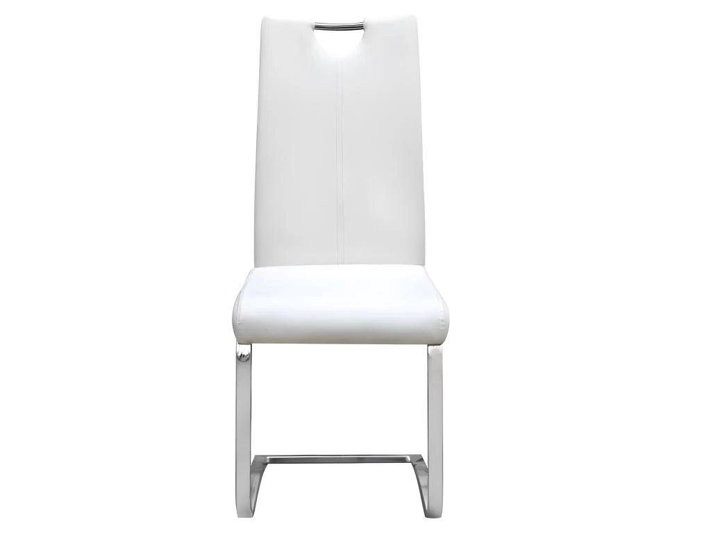 Chaises X2 Design SOFI Coloris Blanc Pour Votre Salle à Manger - Lot De 2 4 Chaises X2 Design SOFI Coloris Blanc Pour Votre Salle à Manger - Lot De 2 – Image 2
