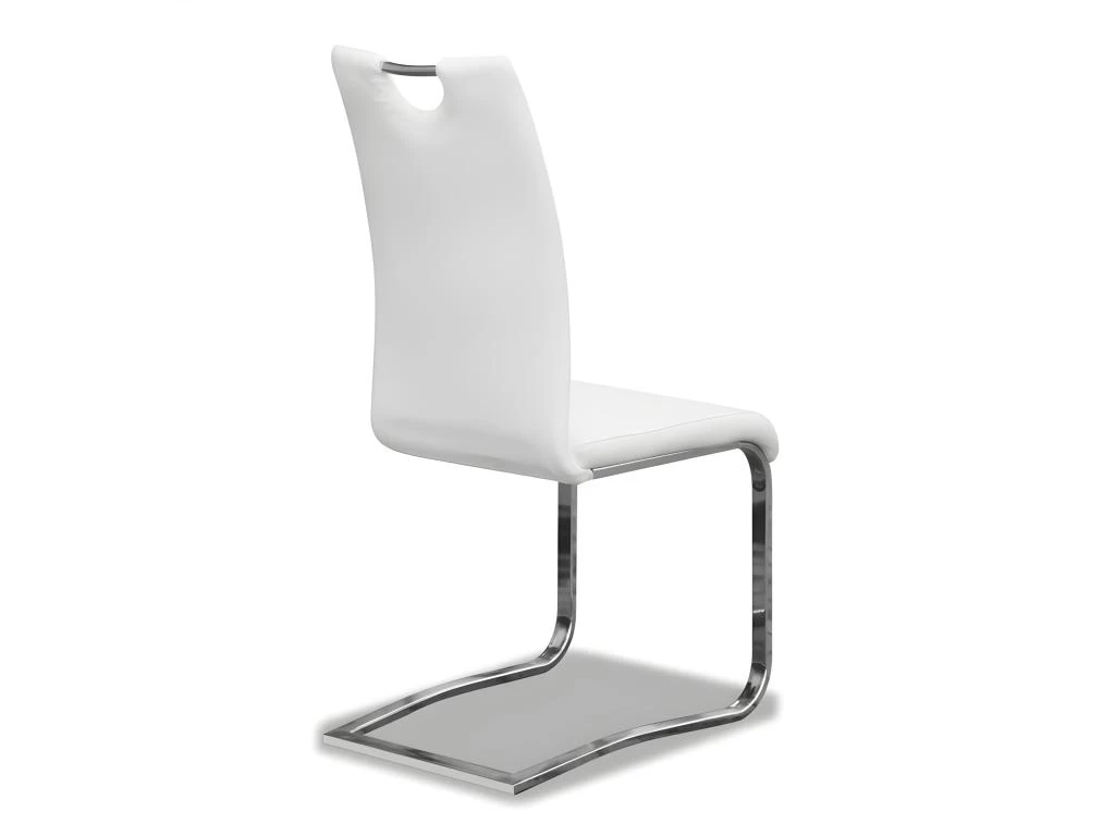 Chaises X2 Design SOFI Coloris Blanc Pour Votre Salle à Manger - Lot De 2 6 Chaises X2 Design SOFI Coloris Blanc Pour Votre Salle à Manger - Lot De 2 – Image 4