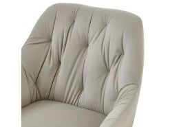 GORDON - Fauteuil De Table En Velours Coloris Lin, Pieds Métal Noir (x2) 9 GORDON - Fauteuil De Table En Velours Coloris Lin, Pieds Métal Noir (x2) -Magasin de meubles de restaurant chaise 8937335