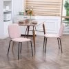 Lot De 2 Chaises Médaillon Style Néo-rétro Piètement Acier Noir Revêtement Tissu Aspect Lin Rose 2 Lot De 2 Chaises Médaillon Style Néo-rétro Piètement Acier Noir Revêtement Tissu Aspect Lin Rose -Magasin de meubles de restaurant chaise 8939871