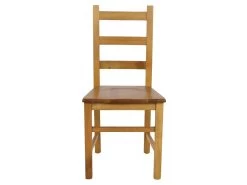 ORTA - Lot De 6 Chaises Teinté Chêne Et Assises En Bois 7 ORTA - Lot De 6 Chaises Teinté Chêne Et Assises En Bois -Magasin de meubles de restaurant chaise 9176173
