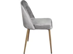 Chaise Scandinave Velours Rembourré DIMA (gris) 9 Chaise Scandinave Velours Rembourré DIMA (gris) -Magasin de meubles de restaurant chaise 9179477