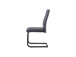 Chaise MORO Design En Métal Et Similicuir Coloris Gris (lot De 4) -Magasin de meubles de restaurant chaise 9181095