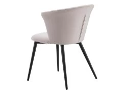 KOLYE - Lot De 2 Chaises Velours Rose Et Pieds Métal -Magasin de meubles de restaurant chaise 9219305