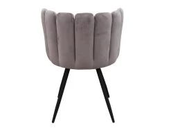 Chaise Ariel Velours Gris - Gris -Magasin de meubles de restaurant chaise 9219341