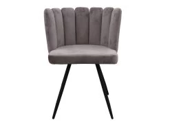 Chaise Ariel Velours Gris - Gris -Magasin de meubles de restaurant chaise 9219343