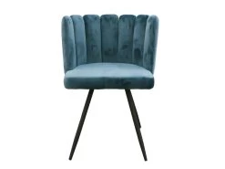 Chaise Ariel Velours Bleu Canard - Bleu Canard 10 Chaise Ariel Velours Bleu Canard - Bleu Canard -Magasin de meubles de restaurant chaise 9219359