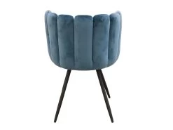 Chaise Ariel Velours Bleu Canard - Bleu Canard 11 Chaise Ariel Velours Bleu Canard - Bleu Canard -Magasin de meubles de restaurant chaise 9219361