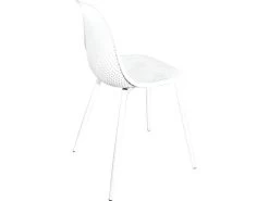 KAYELLES Lot De 4 Chaises De Cuisine Nid D’abeille OTA (Blanc) 10 KAYELLES Lot De 4 Chaises De Cuisine Nid D’abeille OTA (Blanc) -Magasin de meubles de restaurant chaise 9235199