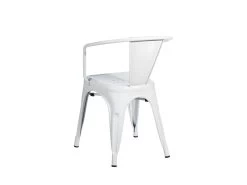 LUCY - Lot De 4 Chaises Métalliques Blanches 10 LUCY - Lot De 4 Chaises Métalliques Blanches -Magasin de meubles de restaurant chaise 9239665