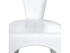 LUCY - Lot De 4 Chaises Métalliques Blanches 11 LUCY - Lot De 4 Chaises Métalliques Blanches -Magasin de meubles de restaurant chaise 9239667