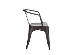 LUCY - Lot De 4 Chaises Métalliques Gris Anthracite 9 LUCY - Lot De 4 Chaises Métalliques Gris Anthracite -Magasin de meubles de restaurant chaise 9239673