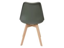 MEDALINE - Lot De 6 Chaises Scandinaves Kaki 11 MEDALINE - Lot De 6 Chaises Scandinaves Kaki -Magasin de meubles de restaurant chaise 9243501