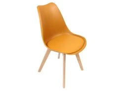 MEDALINE - Lot De 6 Chaises Scandinaves Jaunes 9 MEDALINE - Lot De 6 Chaises Scandinaves Jaunes -Magasin de meubles de restaurant chaise 9243683