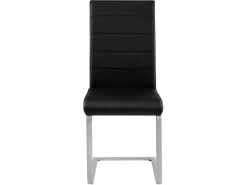 Lot De 6 Chaises Pieds Acier Siège De Salon Cuisine Salle à Manger Design Carré élégant Noir 08_0000120 11 Lot De 6 Chaises Pieds Acier Siège De Salon Cuisine Salle à Manger Design Carré élégant Noir 08_0000120 -Magasin de meubles de restaurant chaise 9245963